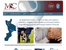 Tablet Screenshot of medicalsportcenter.com